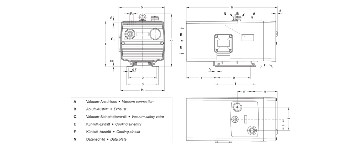 V-VTN 26干式真空泵